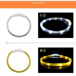 Rechargeable USB LED dog collars