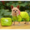 Small Pet Dog Hoody Jacket Rain Coat Waterproof Clothes Slicker Jumpsuit Apparel dog clothes for sma