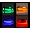 LED Dog Collar USB Rechargeable Night Safety Light-up Flashing Glow Small Pet Cat Collar LED Dog Col