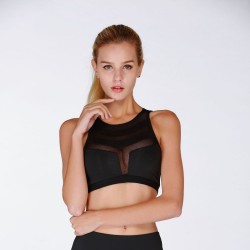 2018 Woman Sport Bra Top Women Crop Top Cropped Padded Bra Tank Top Vest Fitness Stretch Push Up Wom