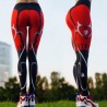 HEAL ORANGE New Sexy Heart Print Leggings Women Red Black Patchwork Sporting Pants Tights Gym Printe