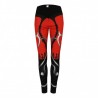 HEAL ORANGE New Sexy Heart Print Leggings Women Red Black Patchwork Sporting Pants Tights Gym Printe