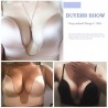 Sexy Satin invisible plunge Bra Women Deep U backless bras u shape multi-way Low cut Push Up b