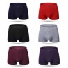 Boxeador ropa interior respirable suave cmodo slido bragas calzoncillos Cueca Boxershorts Homme pa