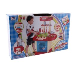 Multifunctional Children Play Toy Girl Baby Toy Large Kitchen Cooking Simulation Table Model Utensil