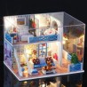 Nios beb hecho a mano mueca casa muebles Kit DIY Mini Dollhouse de madera juguete para nios rega