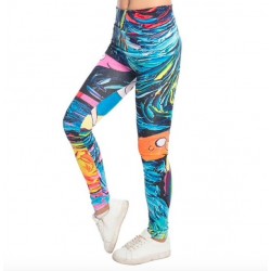 Anime Pokemon 3D mujeres Leggings fitness skinny leggings alta cintura elstica pantalones dibujos a