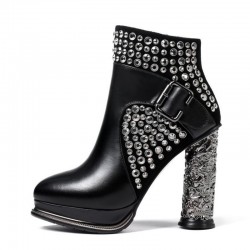 gothic fashion ankle boots