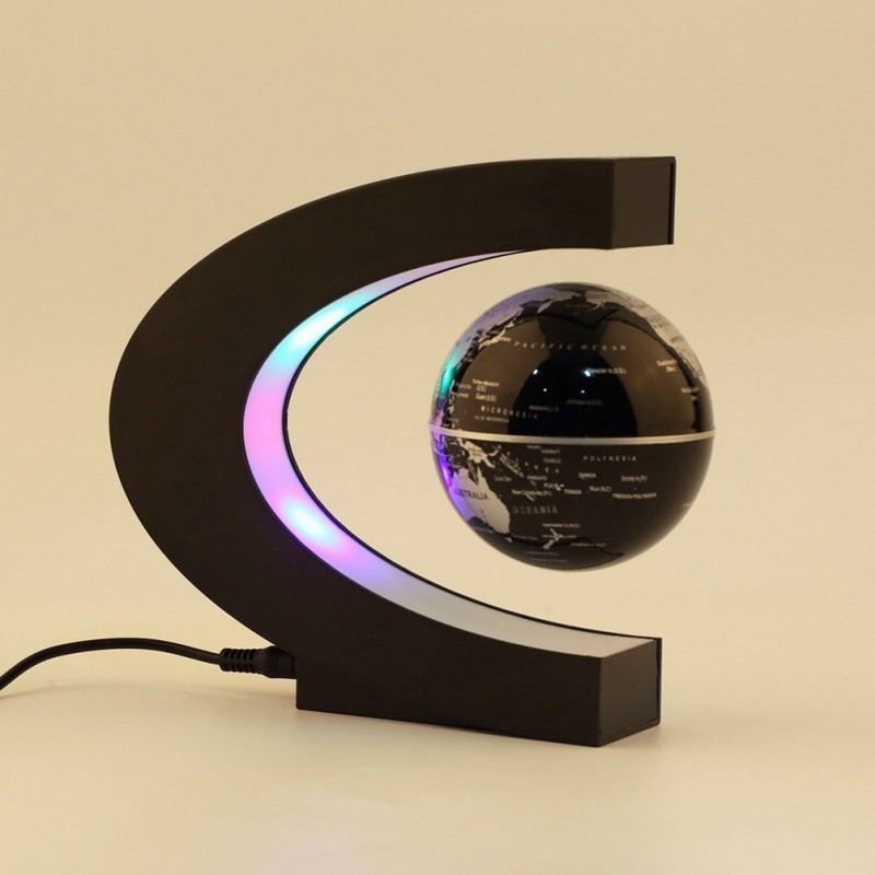 New Electronic Magnetic Levitation Floating Globe Antigravity magicnovel light Birthday Gift Xmas D