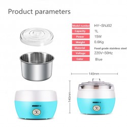 Electric multifunction Yogurt Maker Stainless Steel Liner Mini Automatic Yogurt Machine cups for yog