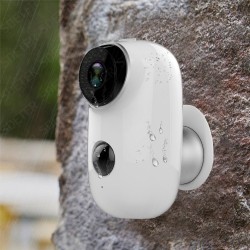 SDETER de alambre 100-batera recargable IP Wifi Cmara 720 P de interior al aire libre impermeable