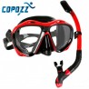 Copozz marca profesional submarinismo mscara Snorkels mscara equipo gafas buceo natacin fcil res