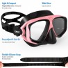 Scuba Diving Mask Set Anti Fog Goggles with Snorkel Glasses Tube Adjustable Strap for Wo