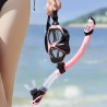 Scuba Diving Mask Set Anti Fog Goggles with Snorkel Glasses Tube Adjustable Strap for Wo