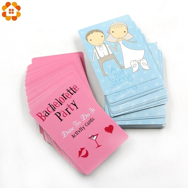 1Set Truth or Dare Activity Card Bride Groom Party Girl Out Night Games Hen Bachelorette Party Game