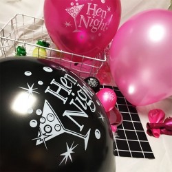 10pcs Hen Night Latex Balloons Bachelorette Party Decoration Hen Party Decor Team Bride  Baloon Part