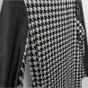 New fashion winter spring sexy club PU full sleeve sheath mini plaid bodycon vintage elastic cotton