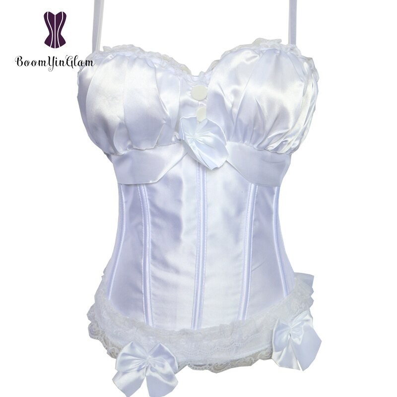 8899A correas ajustables de encaje cors de novia lencera sexy para boda talla grande s-6xl