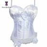 8899A adjustable straps lace up bridal corset sexy lingerie for wedding plus size s-6xl