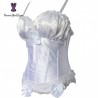 8899A adjustable straps lace up bridal corset sexy lingerie for wedding plus size s-6xl