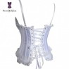 8899A correas ajustables de encaje cors de novia lencera sexy para boda talla grande s-6xl