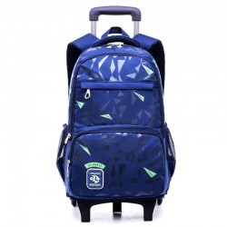 Caliente puede subir escaleras equipaje impermeable 5-10 aos mochila escolar sobre ruedas estudiant