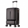Letrend New Fashion 24 Inch Front Pocket Rolling Luggage Trolley Password Box 20 Boarding Suitcase