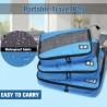 3 piezas SML organizador de viaje bolsas de almacenamiento organizador de equipaje porttil ropa b