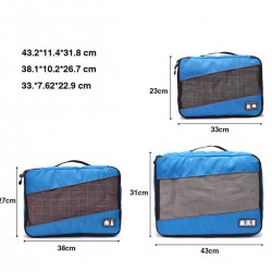 3 pieces SML Travel Organizer Storage Bags Portable Luggage Organizer Clothes Tidy Pouch Suitcase