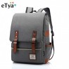ETya marca elegante viaje de gran capacidad mochila hombre equipaje bolso de hombro ordenador Backpa