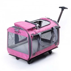 Bolsas para mascotas maleta con ruedas universal para animales pequeos maleta enrollable al aire