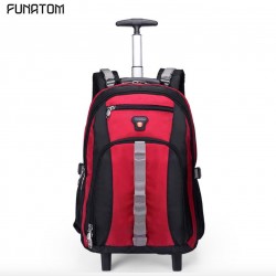Men Trolley Backpack 20 Inch Travel Trolley Luggage Backpack Bag Luggage Suitcase for Women Wheeled