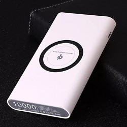 10000mAh Qi Wireless Charger Portable Power Bank for iPhone XsXs MaxXRX88 Plus Charging Pad Bac