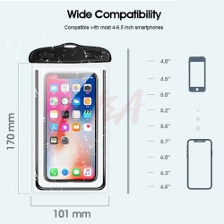 Waterproof Mobile Phone Case For iPhone Samsung Huawei Xiaomi Redmi Clear PVC Sealed Underwater Cell