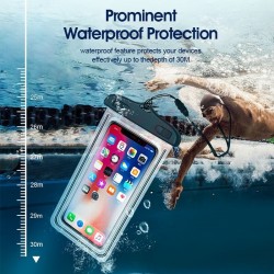 Waterproof Mobile Phone Case For iPhone Samsung Huawei Xiaomi Redmi Clear PVC Sealed Underwater Cell