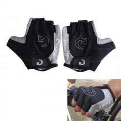 1Pair Half Finger Cycling Gloves Anti-Slip Gel Bicycle Riding Gloves Anti Slip For MTB Road Mountain