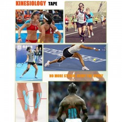 Kinesiology Tape Athletic Tape Sport Recovery Tape Strapping Gym Fitness Tennis Running Knee M