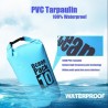 PVC 5L 10L 20L Outdoor Diving Compression Storage Waterproof Bag Dry Bag For Man Women Swimming Raft