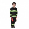 Kids Child Green Little Fireman Firefighter Costume for Boys Halloween Purim Carnival Party Mardi Gr