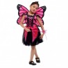 Child Kids Girls Pink Butterfly Fairy Elf Princess Costume Butterfly Pretend Role Play Cosplay Hallo
