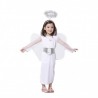Vestido de fiesta de Carnaval de Halloween de fantasa disfraz de ngel blanco para nias y nios