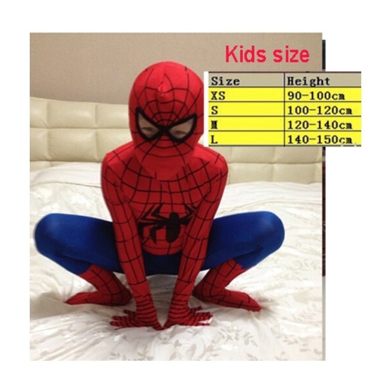 Nuevo hombre adultonio Halloween Spiderman Cosplay disfraces LICRA Zentai superhroe traje de cuer